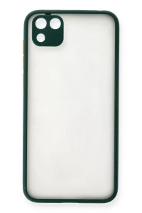 Huawei Y5P Kılıf Montreal Silikon Kapak - Yeşil