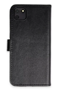 Huawei Y5P Kılıf Trend S Plus Kapaklı Kılıf - Siyah