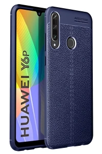Huawei Y6P Kılıf Auto Focus Kapak - Lacivert
