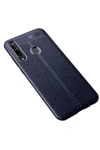 Huawei Y6P Kılıf Auto Focus Kapak - Lacivert
