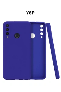 Huawei Y6P Kılıf First Silikon - Lacivert