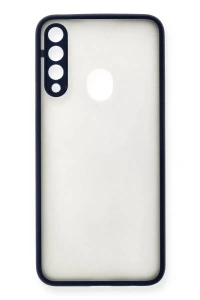 Huawei Y6P Kılıf Montreal Silikon Kapak - Lacivert