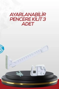 İçe Açılan Camlar İçin Emniyet Kilidi Seti 3’lü