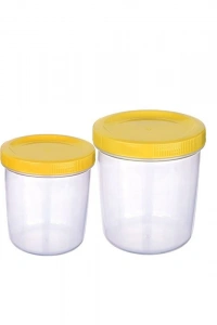 İçiçe Geçen 2 li saklama kabı  (250ve 400ml)