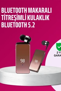İki Telefona Aynı Anda Bağlanan Bluetooth 5.3 Klipsli Kulaklık – MFB Çok Noktalı Bağlantı