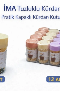 İMA Tuzluklu Kürdan 1 Adet | Pratik Kapaklı Kürdan Kutusu