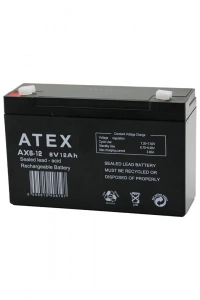 İNCE AKÜ 6V 12AH AMPER