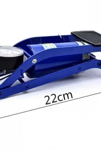 İnce Piston Araç Lastik Şişirme Göstergeli Ayak Pompası