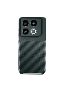 İnfinix GT 20 Pro Kılıf Auto Focus Karbon Kapak - Koyu Yeşil