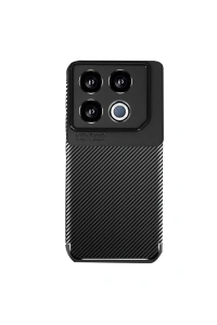 İnfinix GT 20 Pro Kılıf Auto Focus Karbon Kapak - Siyah