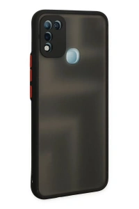İnfinix Hot 10 Play Kılıf Montreal Silikon Kapak - Siyah