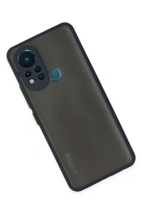 İnfinix Hot 11s Kılıf Montreal Silikon Kapak - Lacivert