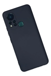 İnfinix Hot 11s Kılıf Nano içi Kadife Silikon - Lacivert