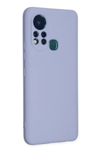 İnfinix Hot 11s Kılıf Nano içi Kadife Silikon - Lila