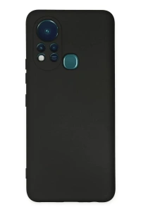 İnfinix Hot 11s Kılıf Nano içi Kadife Silikon - Siyah