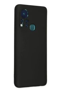 İnfinix Hot 11s Kılıf Nano içi Kadife Silikon - Siyah