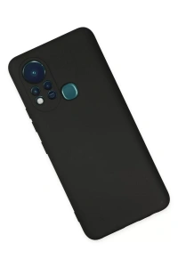 İnfinix Hot 11s Kılıf Nano içi Kadife Silikon - Siyah