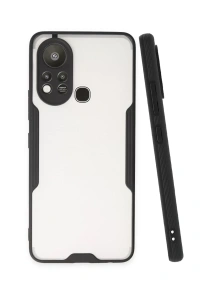 İnfinix Hot 11s Kılıf Platin Silikon - Siyah