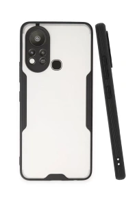 İnfinix Hot 11s Kılıf Platin Silikon - Siyah