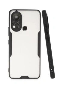 İnfinix Hot 11s Kılıf Platin Silikon - Siyah