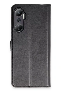 İnfinix Hot 20 Kılıf Trend S Plus Kapaklı Kılıf - Siyah
