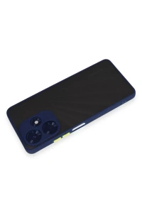 İnfinix Hot 30 4G Kılıf Montreal Silikon Kapak - Lacivert
