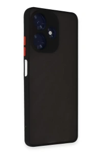 İnfinix Hot 30 4G Kılıf Montreal Silikon Kapak - Siyah