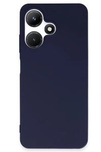 İnfinix Hot 30i Kılıf First Silikon - Lacivert
