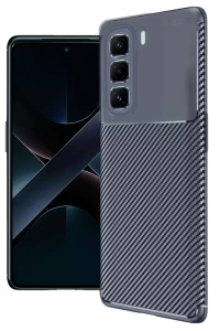 İnfinix Hot 50 Pro Plus 4G Auto Focus Karbon Kapak - Lacivert