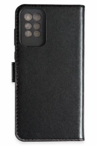 İnfinix Note 10 Pro Kılıf Trend S Plus Kapaklı Kılıf - Siyah