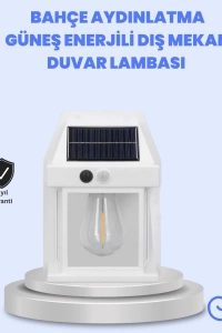 IP65 Su Geçirmez Güneş Paneli Dış Mekan Lamba