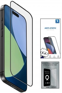 iPhone 12 PRO MAX 6D Anti Static Temperli Cam Ekran Koruyucu Kırılmaz Full Kaplama