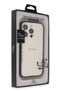 iPhone 14 Pro Land Bumper Koruma Kapak - Derin Mor