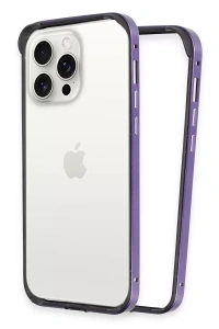iPhone 14 Pro Land Bumper Koruma Kapak - Derin Mor