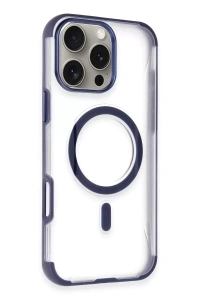 iPhone 14 Pro Max Hilton Magsafe Kapak - Lacivert