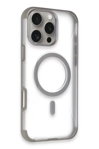 iPhone 14 Pro Max Hilton Magsafe Kapak - Titan Gri