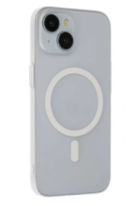 iPhone 15 Plus Tuna PC Slim Magsafe Kapak - Şeffaf