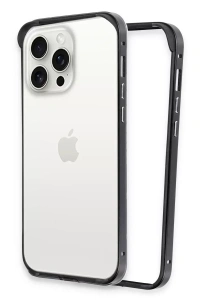 iPhone 15 Pro Land Bumper Koruma Kapak - Siyah