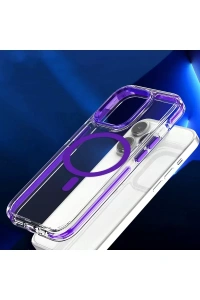iPhone 15 Pro Max Bella Magsafe Kapak - Siyah