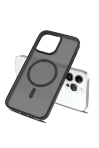 iPhone 15 Pro Max Jota Magsafe Kapak - Titan Gri