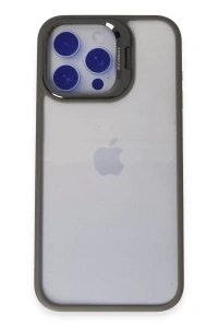iPhone 15 Pro Max Kılıf Roblox Lens Standlı Kapak - Titan Gri
