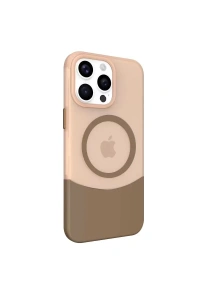 iPhone 15 Pro Max PC Suit Magsafe Kapak - Kahverengi