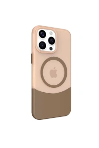 iPhone 15 Pro Max PC Suit Magsafe Kapak - Kahverengi