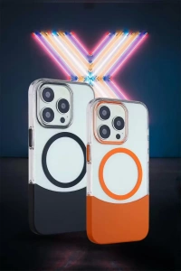 iPhone 15 Pro Max PC Suit Magsafe Kapak - Siyah