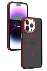 iPhone 15 Pro Max Winner Magsafe Kapak - Kırmızı