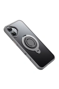 iPhone 16 Avatar 360 Dönen Magsafe Kapak - Titan Gri