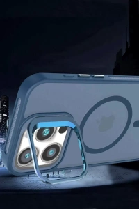 iPhone 16 Pro Flet Lens Magsafe Kapak - Turuncu