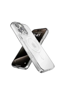 iPhone 16 Pro Gleam PC Sert Magsafe Kılıf - Şeffaf