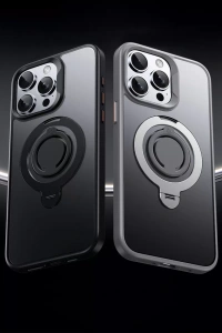 iPhone 16 Pro Max Avatar 360 Dönen Magsafe Kapak - Lacivert