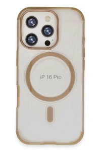iPhone 16 Pro Max Hilton Magsafe Kapak - Gold